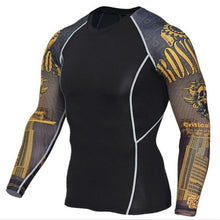 Load image into Gallery viewer, Golden Skull Rashguard