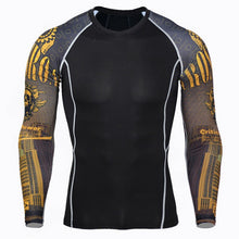 Load image into Gallery viewer, Golden Skull Rashguard