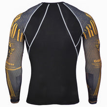 Load image into Gallery viewer, Golden Skull Rashguard