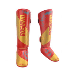 Load image into Gallery viewer, MMA Shinguards Dragon fire