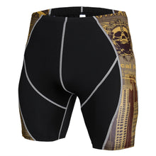 Load image into Gallery viewer, Golden Skull Fitness Shorts