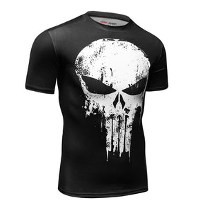 MMA T-shirt Men with a skull