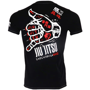 Black Warning MMA T-shirt