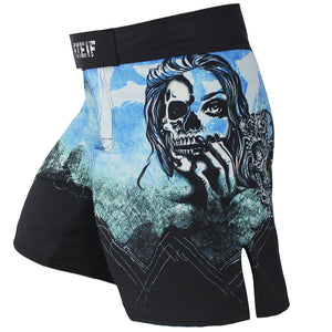 Skeleton Girl MMA shorts