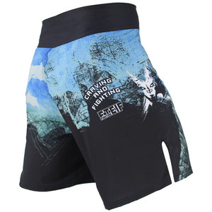 Skeleton Girl MMA shorts