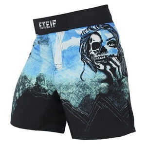 Skeleton Girl MMA shorts